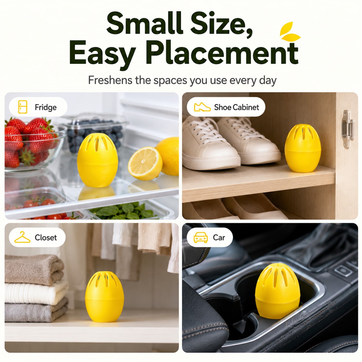 Penghilang Bau Lemon Fresh Egg - Odor Eliminator Car ulasan dan harga