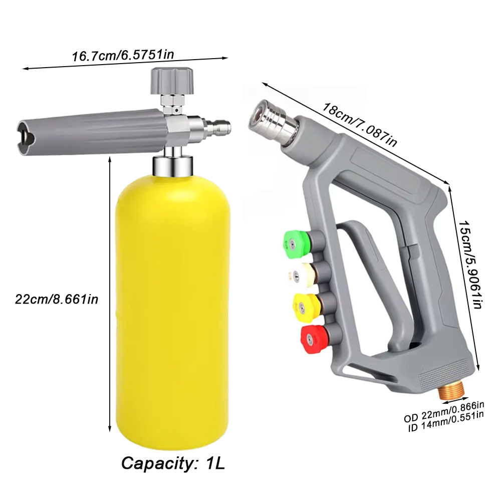 Pistol Air Cuci Mobil Tekanan  - Foam Cannon Car Wash ulasan dan harga