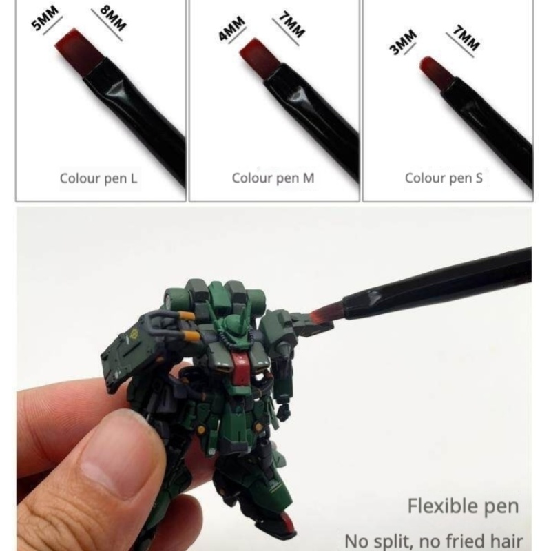 MSWZ MS-063 Set Kuas Lukis Tan - Detailing Brush Set ulasan dan harga